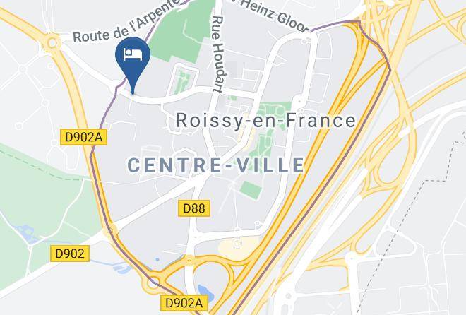 Val D Oise - Roissy Chambres Maps