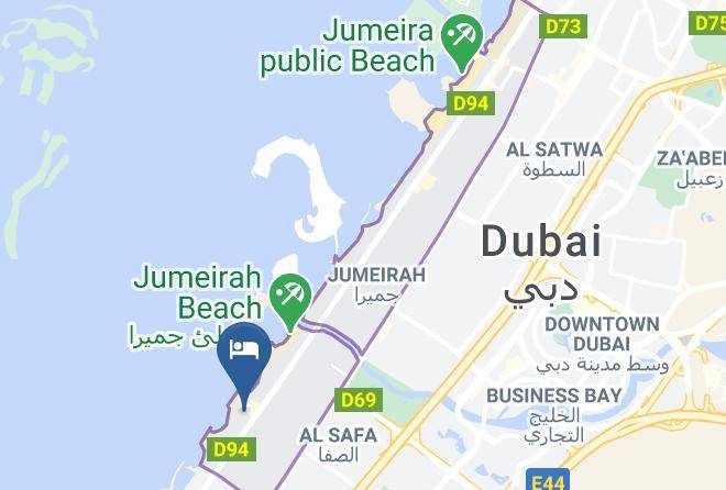 Dubai - Rojen Beach Resort Maps