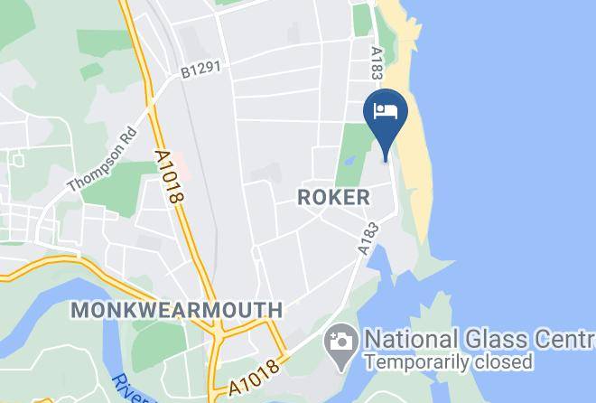 Sunderland - Roker Hotel Bw Premier Collection Maps