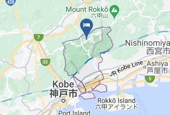 Kobe City Nada Ward - Rokkosan Silence Resort Maps