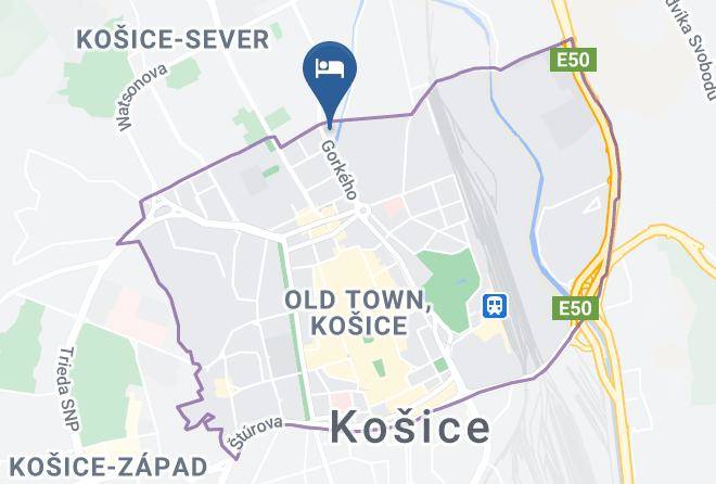 Kosice - Rokoko Boutique Hotel Maps