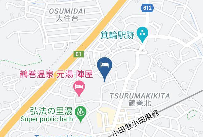 Hadano City - Rokumeikan Hills Maps