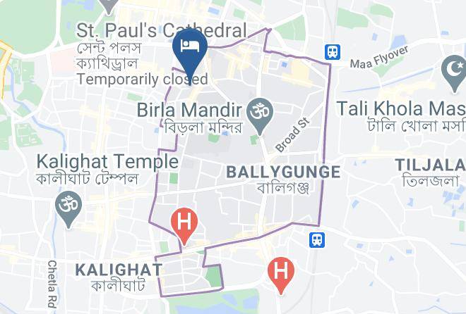 Kolkata - Roland Hotel Near Minto Park Maps