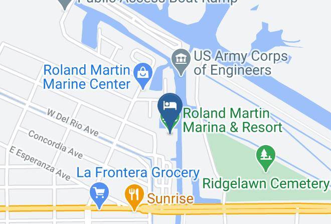 Roland Martin Marina & Resort Map