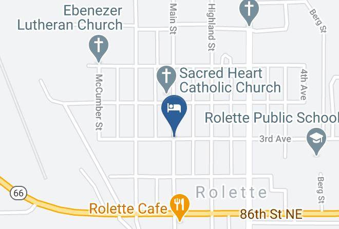 Rolette - Rolette Motel & Laundromat Maps