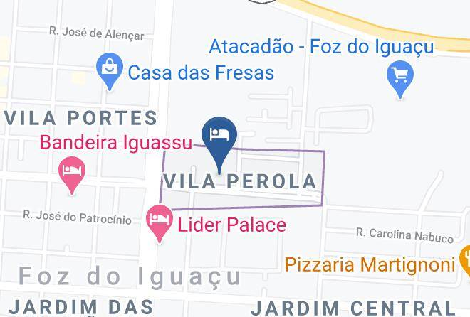 Foz Do Iguacu - Rolim Palace Hotel Maps