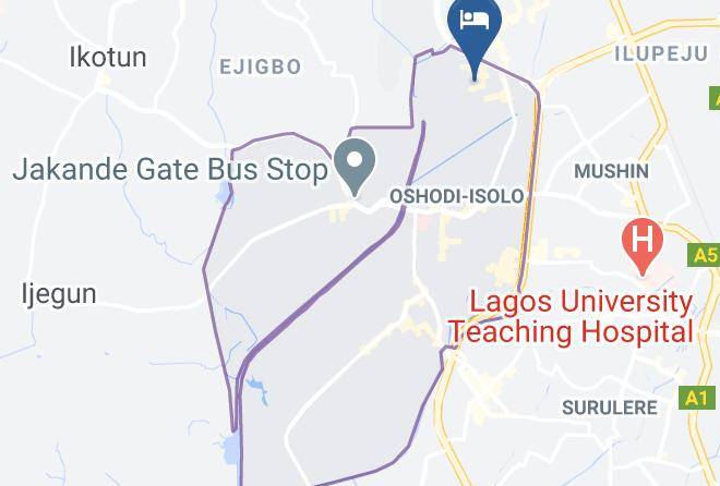 Mushin - Rollace Hotel Lagos Nigeria Maps