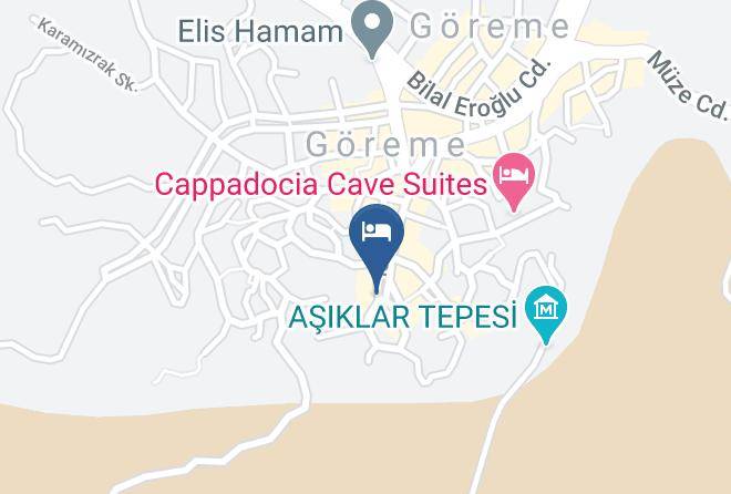 Roma Cave Suite Hotel Map