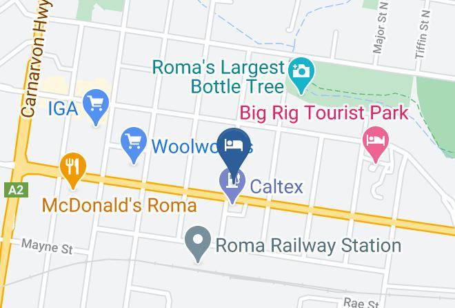 Maranoa - Roma Central Motel Maps