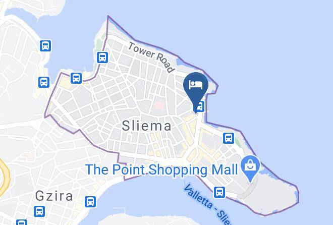 Sliema - Roma Hotel Maps