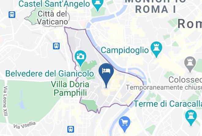 Rome - Roma Trasteverina B&b Maps
