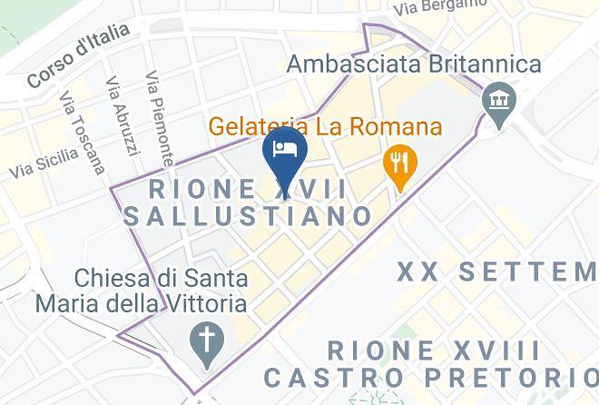 Rome - Roma2b Bed&breakfast Maps