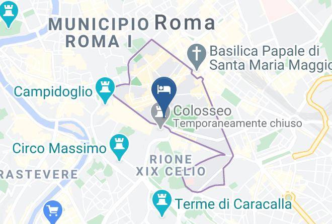 Rome - Romance Al Colosseo Maps