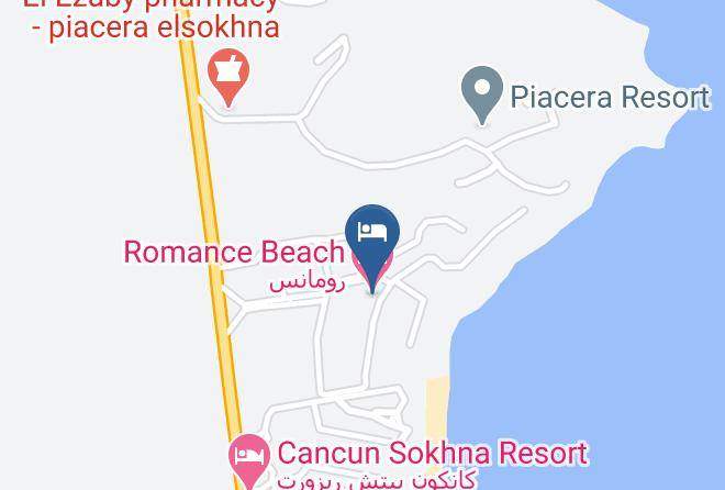 Romance Beach Hotel Map