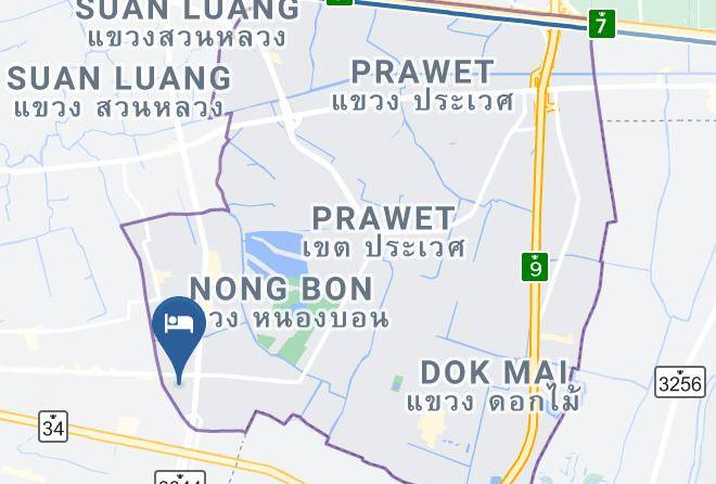 Prawet District - Romance Hotel Bangna Maps