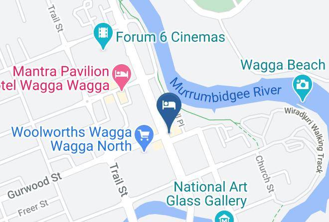 Wagga Wagga - Romano's Hotel Maps