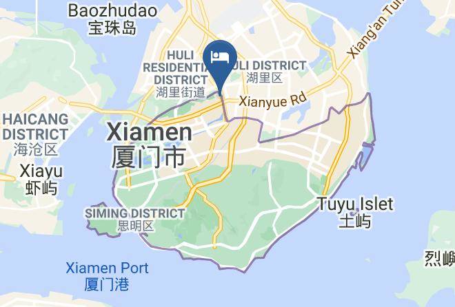 Xiamen - Romantic City Hotel Chain Xiamen Sm Jinye Hotel Maps