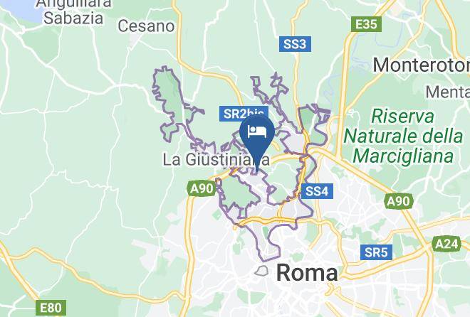 Rome - Romantic Country Home Parco Di Veio Roma Maps
