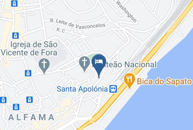 Lisbon - Romantic Gem In Alfama Maps