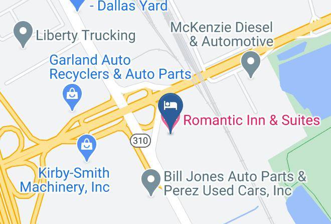 Dallas - Romantic Inn & Suites Maps