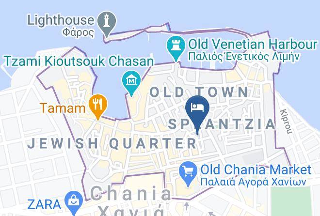 Khania - Romantic Maisonette Maps