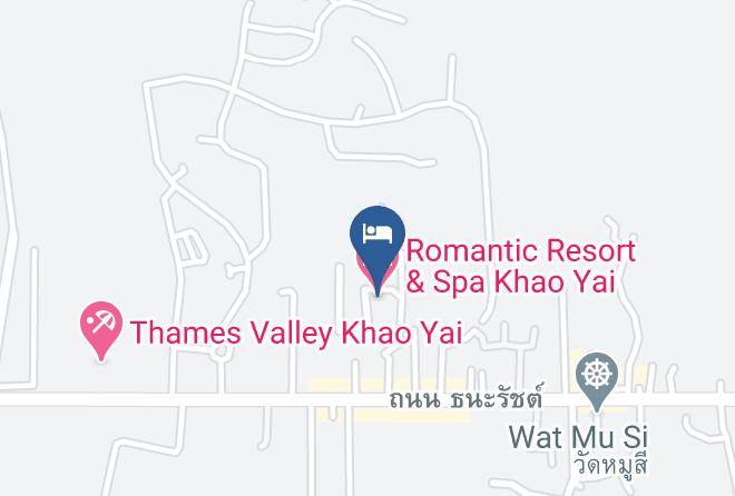 Romantic Resort & Spa Khao Yai Map