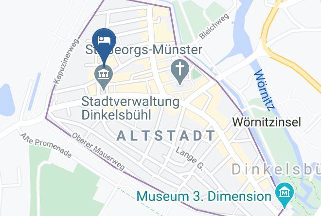 Ansbach - Romantica Hotel Blauer Hecht Maps
