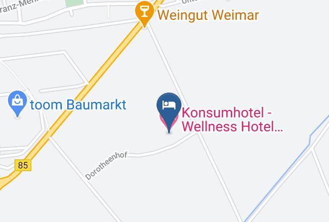 Weimar - Konsumhotel Wellness Hotel Dorotheenhof Weimar Maps