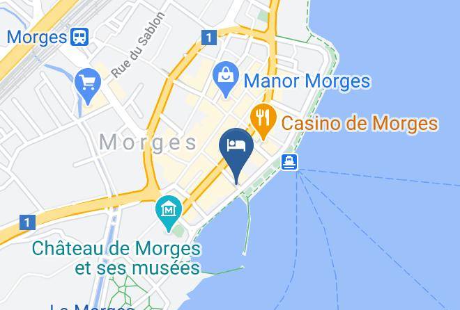 Morges - Hotel Mont Blanc Au Lac Maps