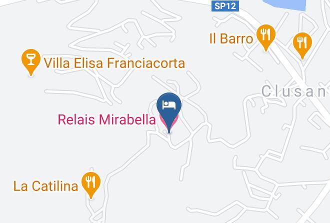 Brescia - Romantik Hotel Relais Mirabella Maps
