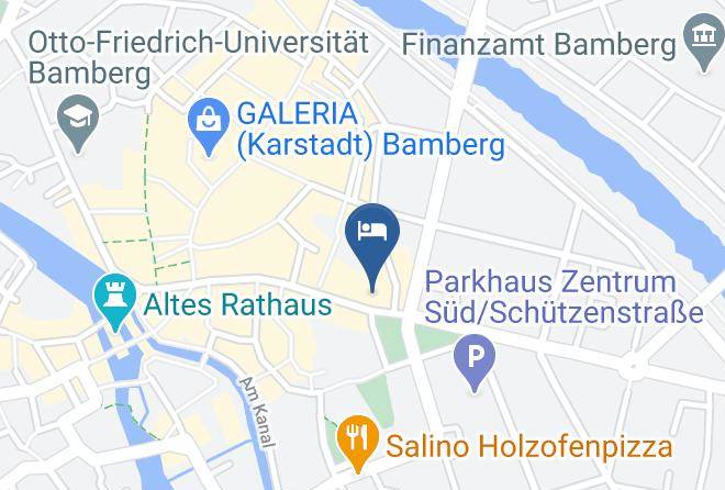 Bamberg - Romantik Hotel Restaurant Weinhaus Messerschmitt In Bamberg Maps