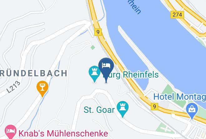 Rhein Hunsruck Kreis - Romantik Hotel Schloss Rheinfels Maps