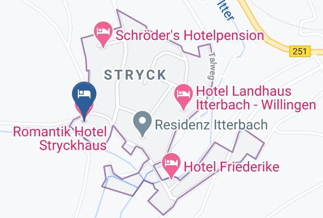 Waldeck Frankenberg - Romantik Hotel Stryckhaus Maps