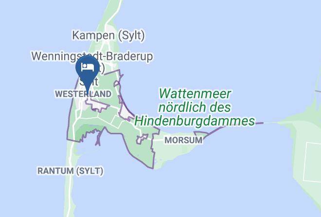 Nordfriesland - Romantikhaus Rosenhus Auf Sylt Maps