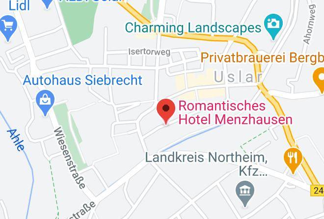 Northeim - Romantisches Hotel Menzhausen Maps