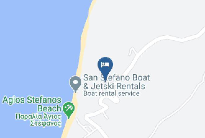 Kerkira - Romanza Hotel Maps