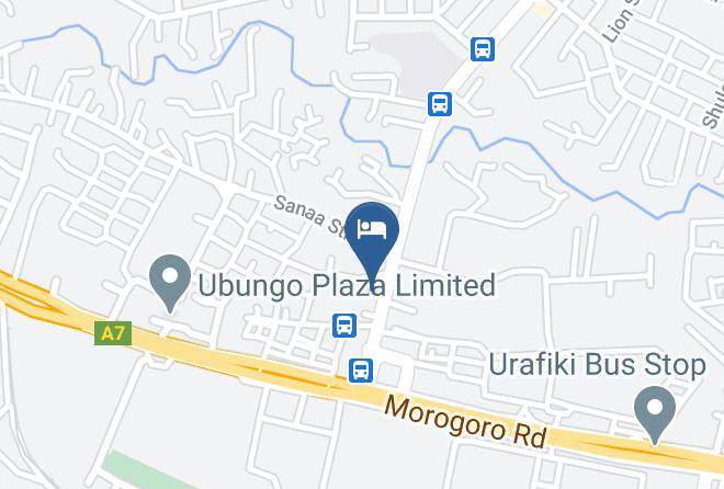 Kinondoni - Rombo Green View Hotel Maps