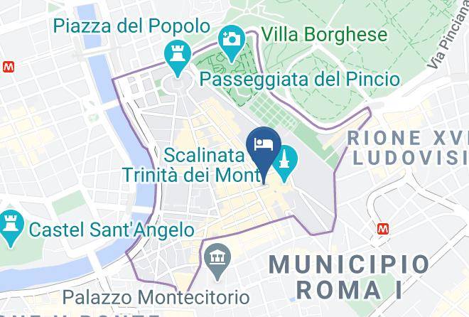 Rome - Rome55 Piazza Di Spagna Luxury Suites Maps
