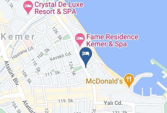 Kemer - Romeo Beach Hotel Maps