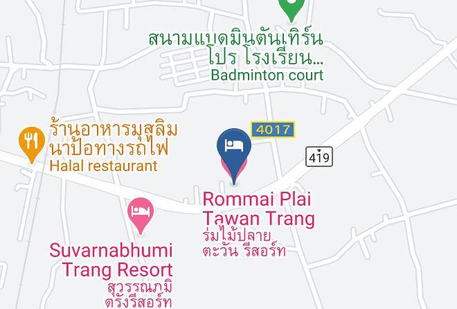 Rommai Plai Tawan Trang Map