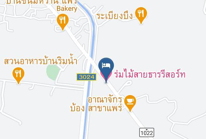 Amphoe Mueang Phrae - Rommai Saitharn Resort Maps
