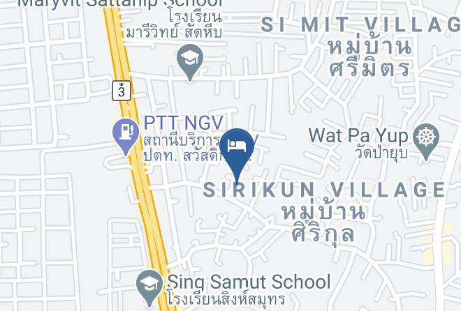 Amphoe Sattahip - Romruedee Resort Maps