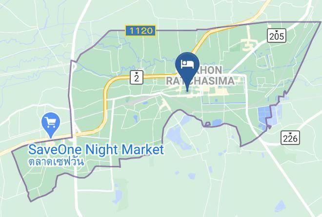 Amphoe Mueang Nakhon Ratchasima - Romyen Garden Place Maps
