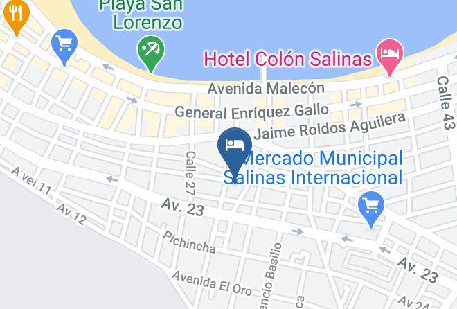 Salinas - Ronabi Beach Hotel Maps