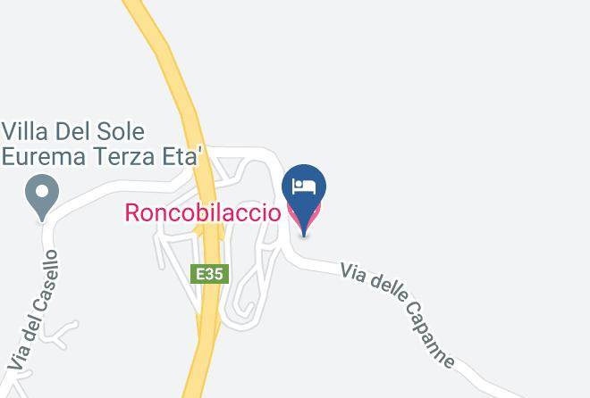 Bologna - Roncobilaccio Hotel Maps