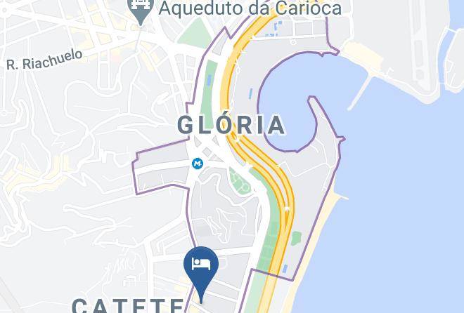 Rio De Janeiro Flamengo - Rondonia Palace Hotel Maps