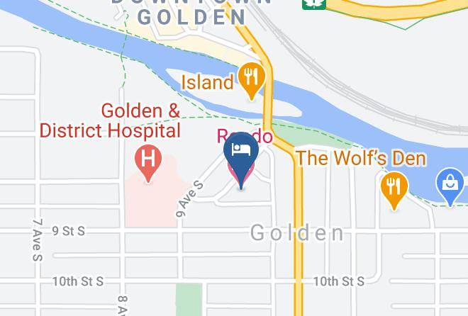 Columbia Shuswap - Rondo Motel Maps