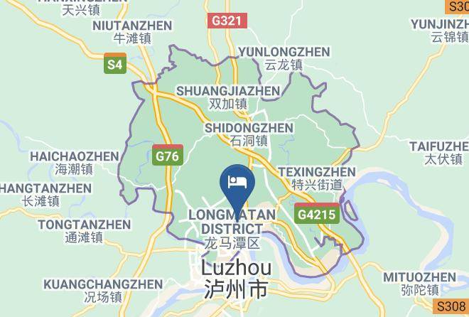 Luzhou - Rongdu Hotel Maps