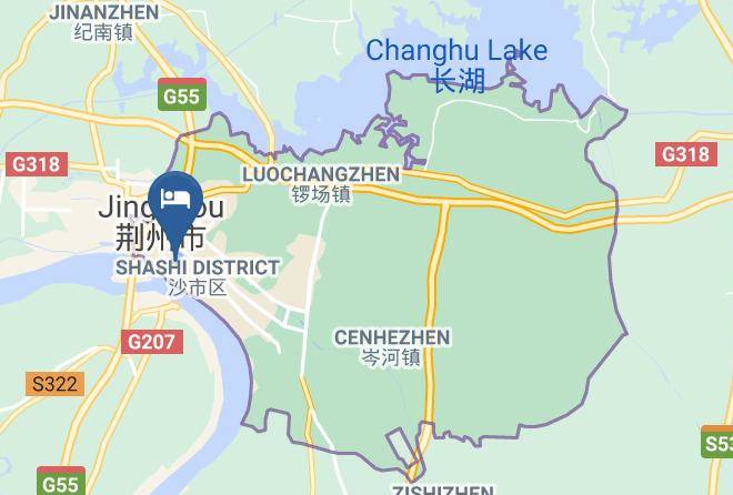 Jingzhou - Ronghua Hotel Maps