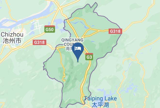 Chizhou - Rongxi Manor Hot Spring Resort Jiuhuashan Maps